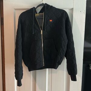 Aviator Nation Quilted Zip Up Hoodie 💛🧡❤️💙